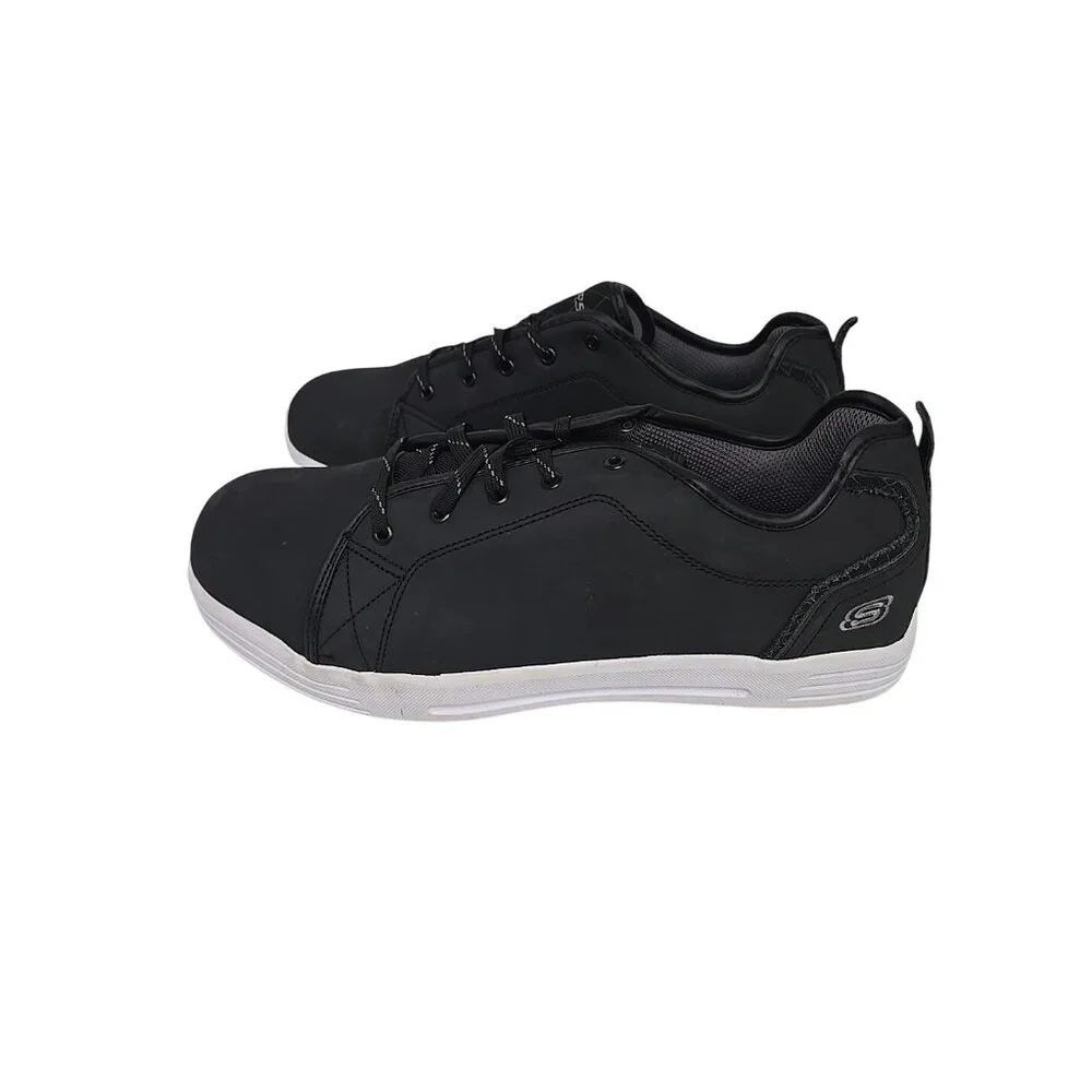 Skechers Men's Steel Toe Steel Plate Skate Safety Work Shoe 99999071 Black 14M - Picture 6 of 9